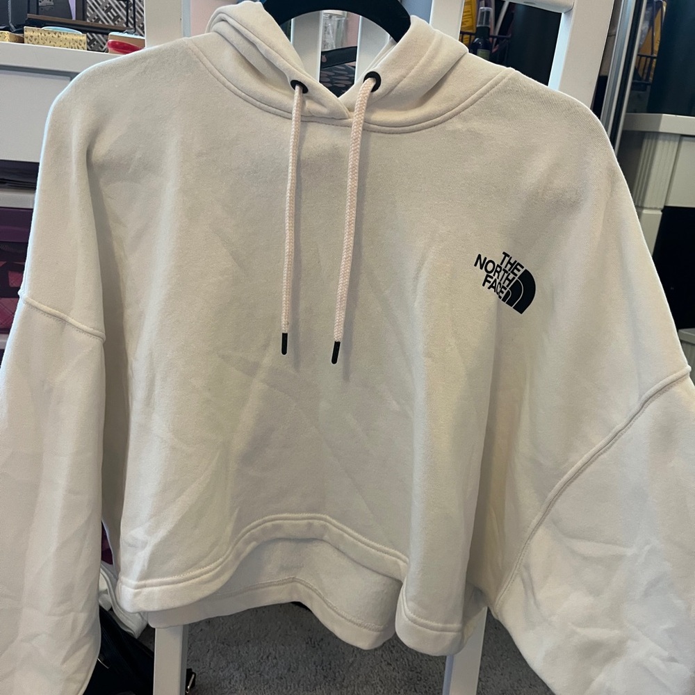 North face cropped hoodie